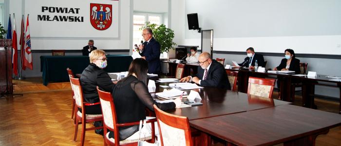 XXVI Sesja Rady Powiatu Mławskiego - transmisja