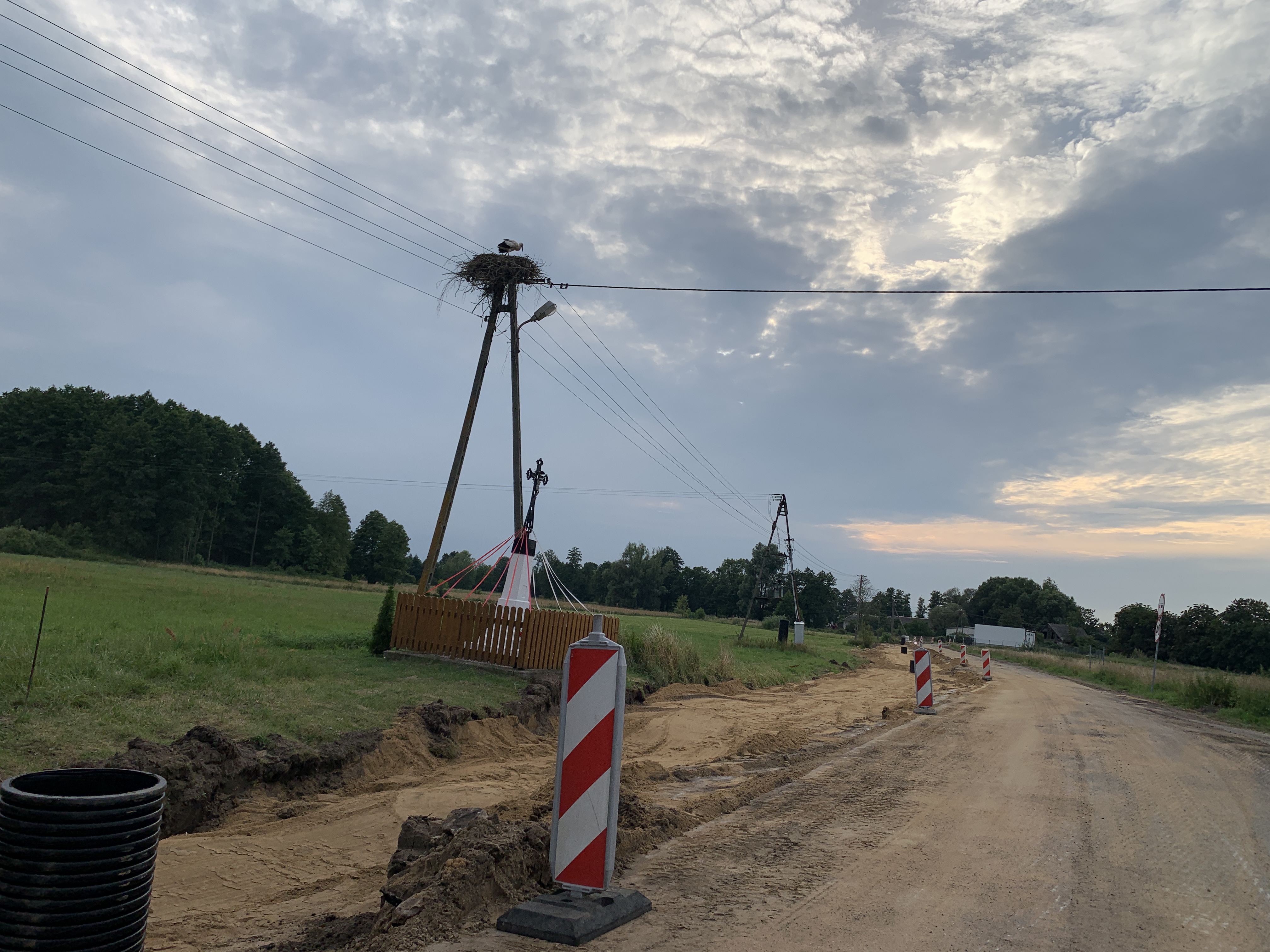 Postępy nad rozbudową drogi powiatowej nr 2361W na terenie Gminy Dzierzgowo